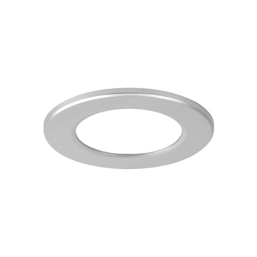 COMPACT ECO LED DOWNLIGHT BEZEL ACCESSORY MATT SILVER ROUND
