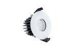 Low-Profile Fire Rated Downlight 70-75Mm Cutout Ip65 510Lm 6W 3000K 38 Beam Dimmable 85Lm/W White