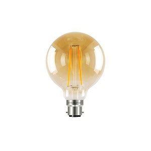 SUNSET GLOBE G125 B22 170LM 2.5W 1800K NON-DIMM 300 BEAM AMBER
