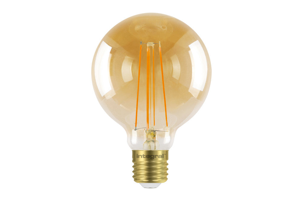 SUNSET GLOBE G125 E27 380LM 5W 1800K DIMMABLE 300 BEAM AMBER
