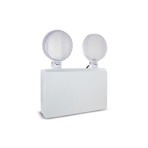 4W IP20 TWIN SPOT EMERGENCY LUMINAIRE NON MAINTAINED 6500K MANUAL TEST