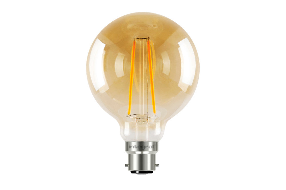 SUNSET GLOBE G95 B22 170LM 2.5W 1800K NON-DIMM 300 BEAM AMBER