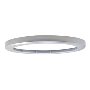 MULTI-FIT EDGE DOWNLIGHT MATT SILVER BEZEL FOR WATTAGE ADJUSTABLE MODELS