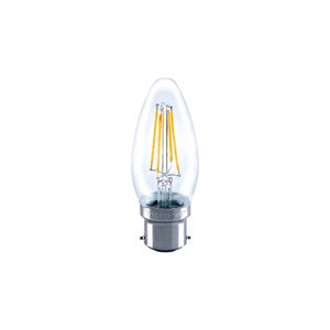 B22 OMNI FILAMENT CANDLE BULB 470LM 4W 2700K NON-DIMM 300 BEAM CLEAR INTEGRAL