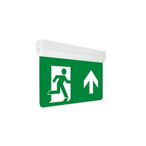 EMERGENCY EXIT SIGN 26M VIEWING 1W 3HR MAINTAINED OR NON-MAINTAINED