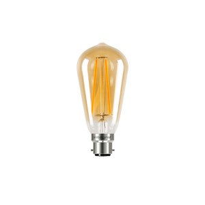 SUNSET ST64 BULB B22 380LM 5W 1800K DIMMABLE 300 BEAM AMBER INTEGRAL