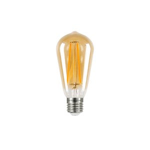 SUNSET ST64 BULB E27 380LM 5W 1800K DIMMABLE 300 BEAM AMBER INTEGRAL