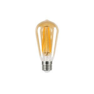 SUNSET ST64 BULB E27 380LM 5W 1800K DIMMABLE 300 BEAM AMBER