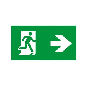 EMERGENCY LEGEND RIGHT ARROW for ILEMES050 INTEGRAL