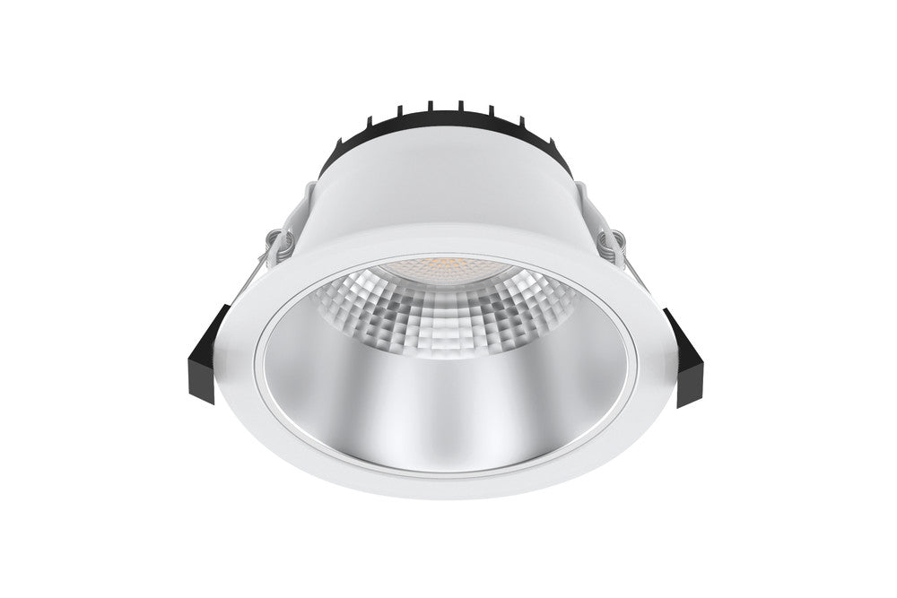 RECESS PLUS II 120-130MM CUTOUT 13W 1650LM 126LM/W CCT ADJUSTABLE 3000/4000K 60 BEAM IP54 NON-DIM 220-240VAC